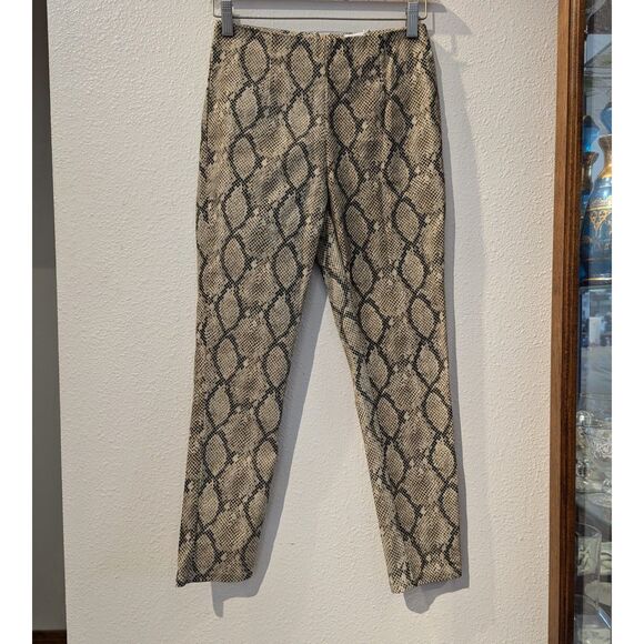 NWT  PRINCESS POLLY Kiesha snakeskin skinny ankle high rise pants   Sz 2 - Picture 11 of 11